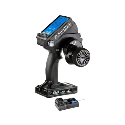 Absima - CR3P AFHDS Fully Programable 2.4GHz 3ch RC Car Radio System & 1x Receiver - 2000002 (Extra receivers available)
