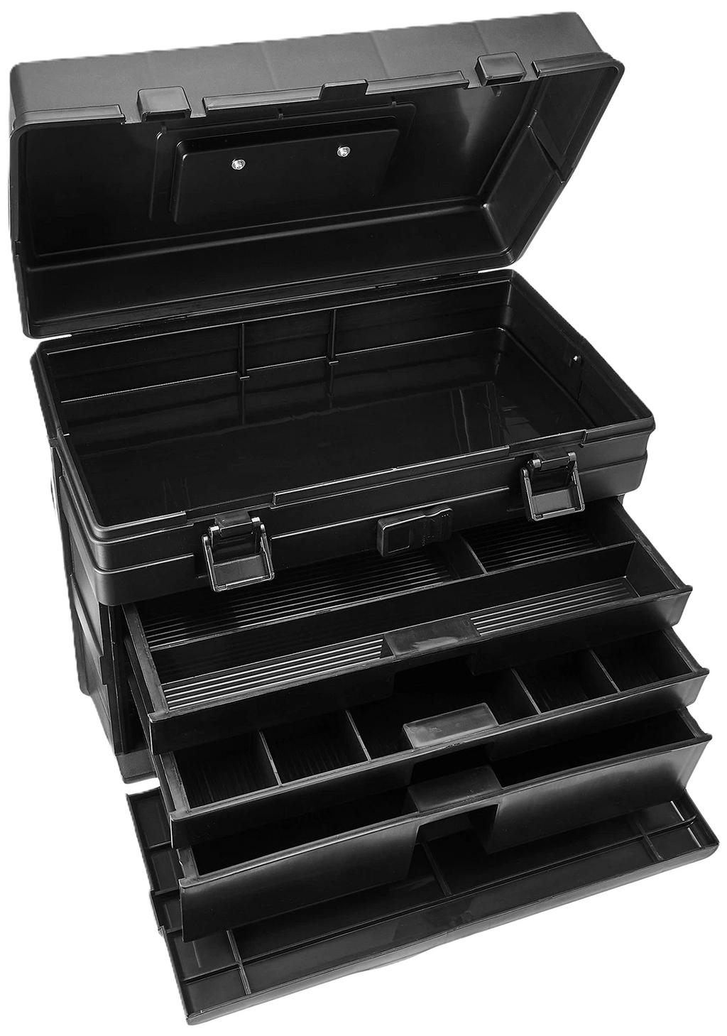 Kyosho - Black Pitbox Carry Haul Storage - Handled & Drawers - 420x240x330mm - K.80461 (perfect to store GT12 mini & touring car, tools etc)