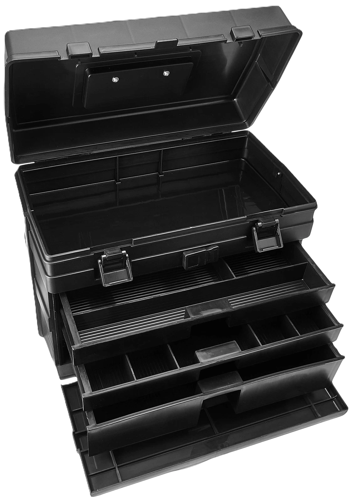 Kyosho - Black Pitbox Carry Haul Storage - Handled & Drawers - 420x240x330mm - K.80461 (perfect to store GT12 mini & touring car, tools etc)