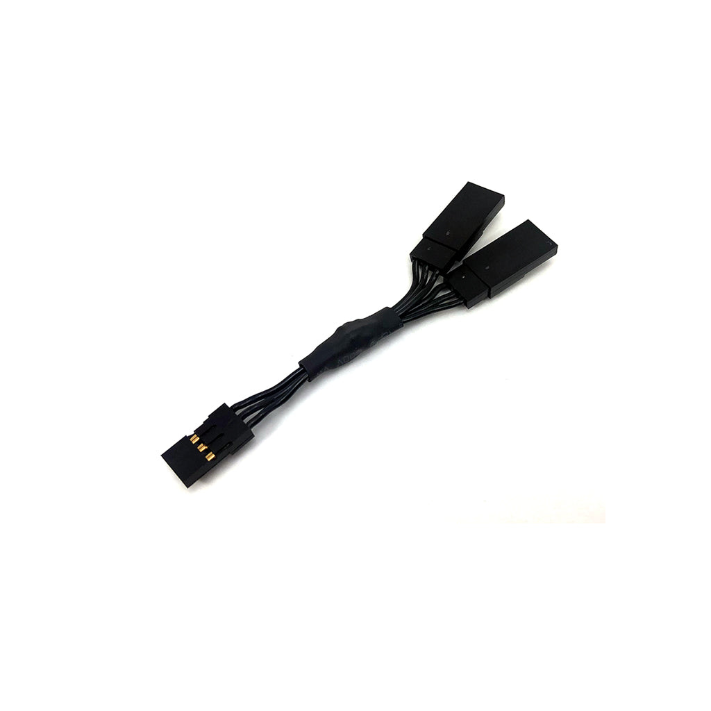 SANWA - Black Short Y Harness - SA107A20501A