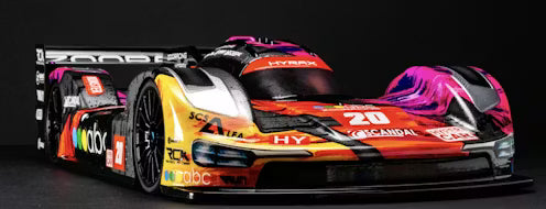 ZooRacing - Hyrax (Hyper Car) - 1/10 RC Touring Car Body - 0.7mm Thickness - ZR-0020-07 (Fits only low shock mounted 1/10 Cars such as a Schumacher Mi9)