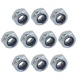 M4 Nyloc Nuts Stainless Steel x10 - 1/10th Car/Buggy Wheel Nuts
