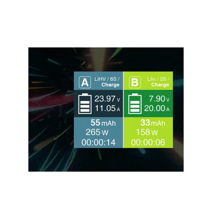 SKY RC - T1000 1000W Maestro AC/DC LIPO/LIFE/NIMH/LIHV DUAL Charger - SK-100182-03