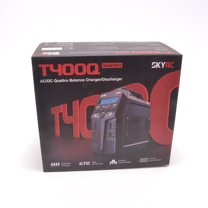 SKY RC - T400Q 4X 100W PER PORT AC/DC LIPO/LIFE/NIMH/LIHV QUAD Charger - SK-100189