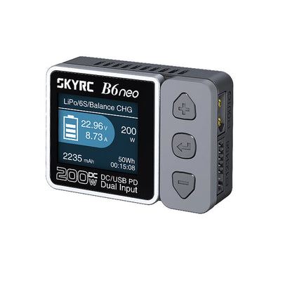 SKY RC - (MICRO SIZED) B6NEO DC CHARGER 10A LiPo/LiFe/LiIon/LiHV - (GRAY) SK-100198-02