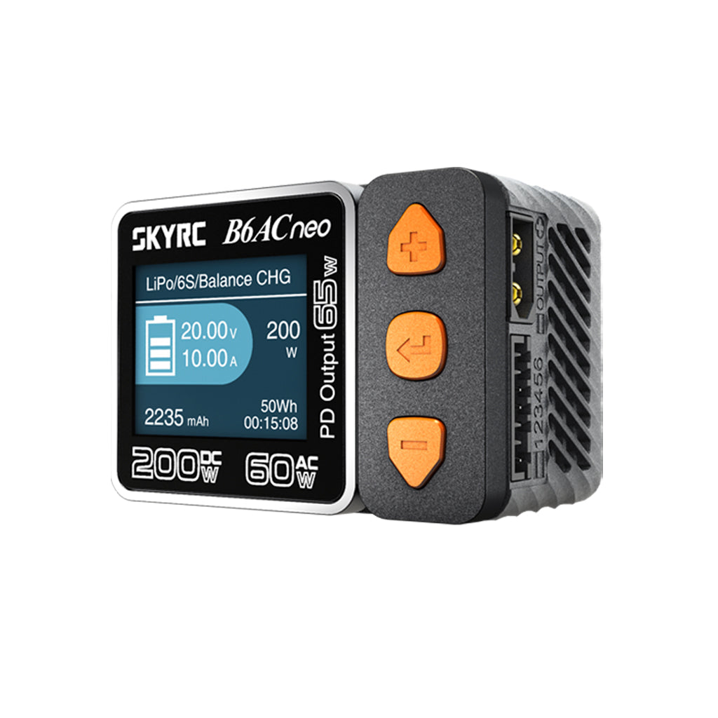 SKY RC - B6ACNEO AC/DC 10A 1-6S LiPo/LiFe/LiIon/LiHV BATTERY CHARGER - SK-100200