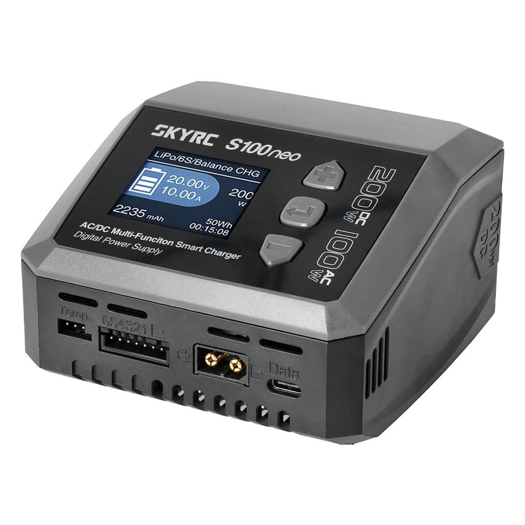 SKY RC - S100 NEO AC/DC 12A 1-6S LiPo/LiHV/LiFe/LiIon/NiMh BATTERY CHARGER FAST - SK-100202