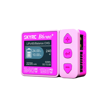 SKY RC - B6neo+ DC TINY! Smart Charger - Pink (needs 5-30V power Source) SK-100211-04