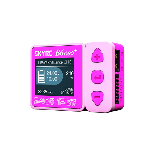 SKY RC - B6neo+ DC TINY! Smart Charger - Pink (needs 5-30V power Source) SK-100211-04