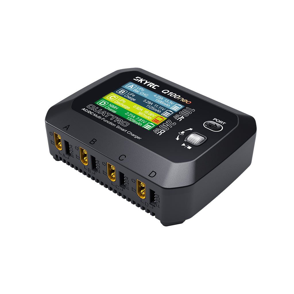 SKY RC - Q100NEO AC/DC QUAD OUTPUT LIPO/LIHV 1-4S 6A BATTERY CHARGER 240V - SK-100223-03
