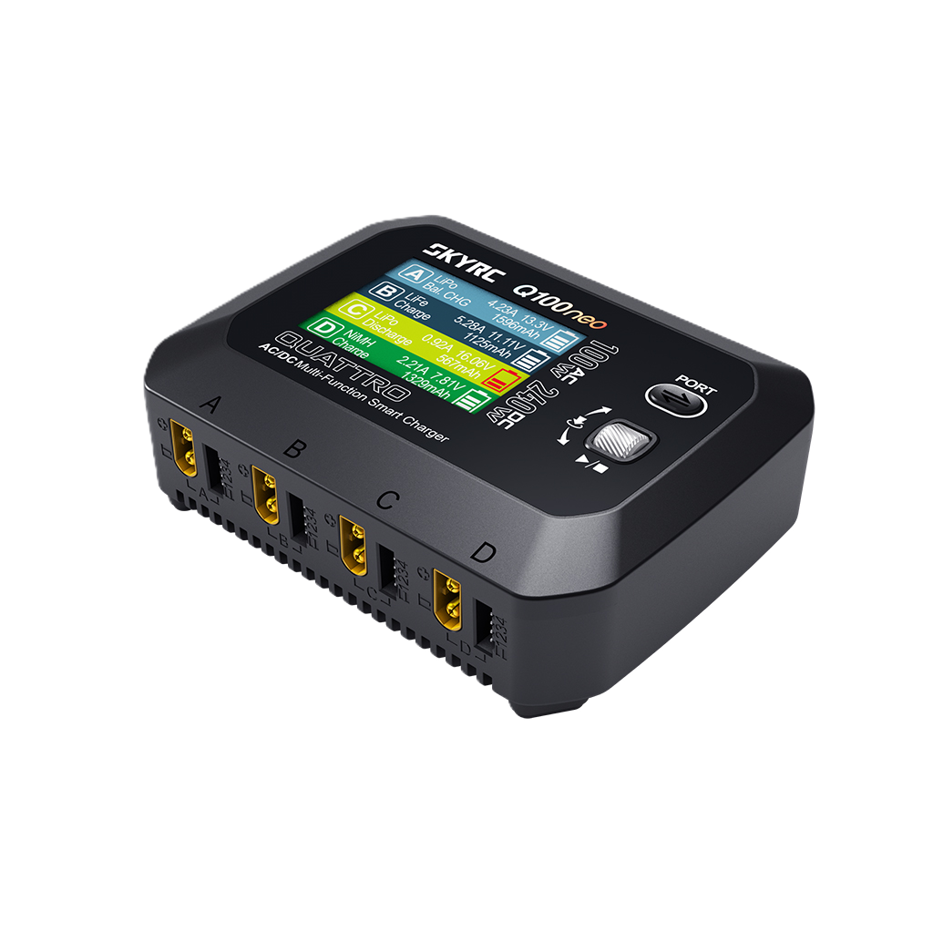 SKY RC - Q100NEO AC/DC QUAD OUTPUT LIPO/LIHV 1-4S 6A BATTERY CHARGER 240V - SK-100223-03