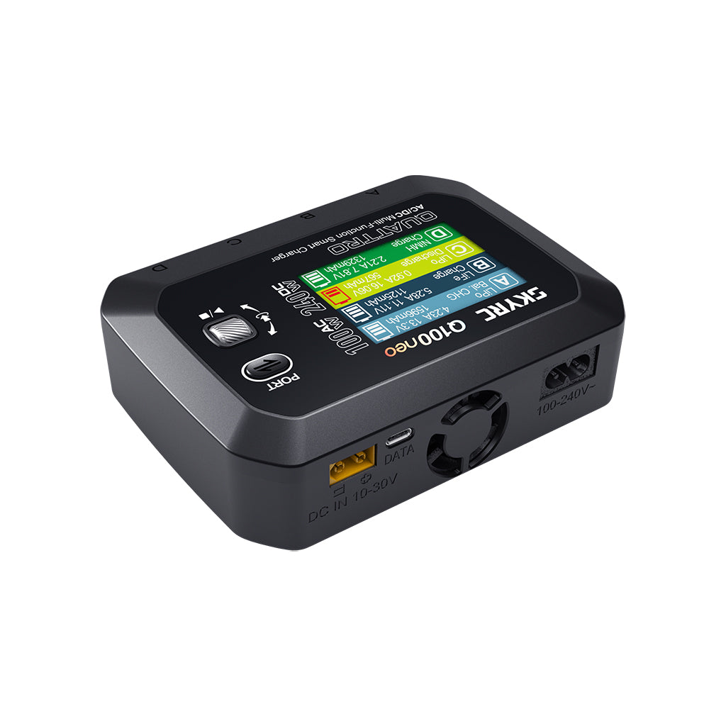 SKY RC - Q100NEO AC/DC QUAD OUTPUT LIPO/LIHV 1-4S 6A BATTERY CHARGER 240V - SK-100223-03