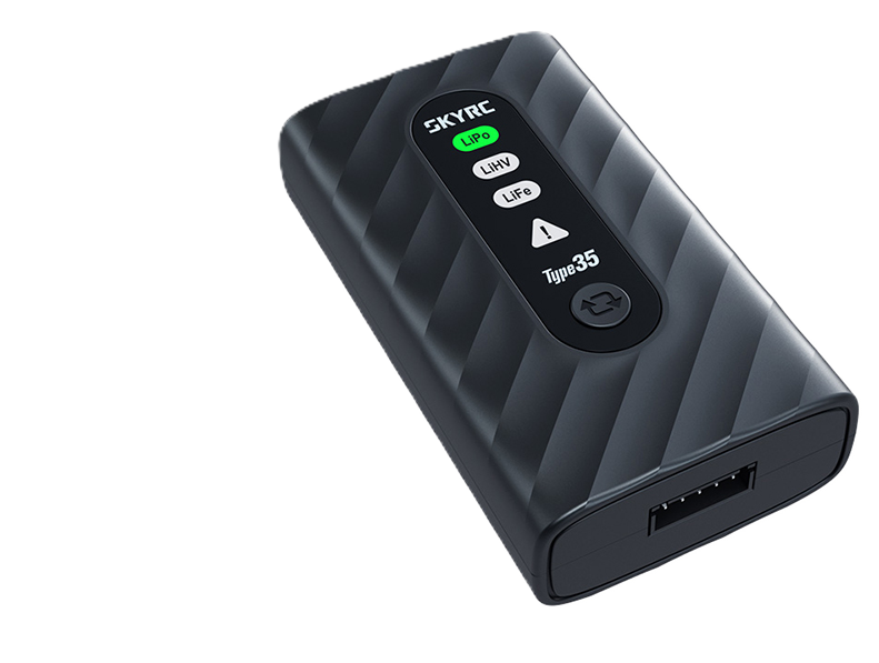 SKY RC - Type35 2-4S Lipo LiHV, LiFe, (charge via Type C power source) DC Charger - SK-100224-01