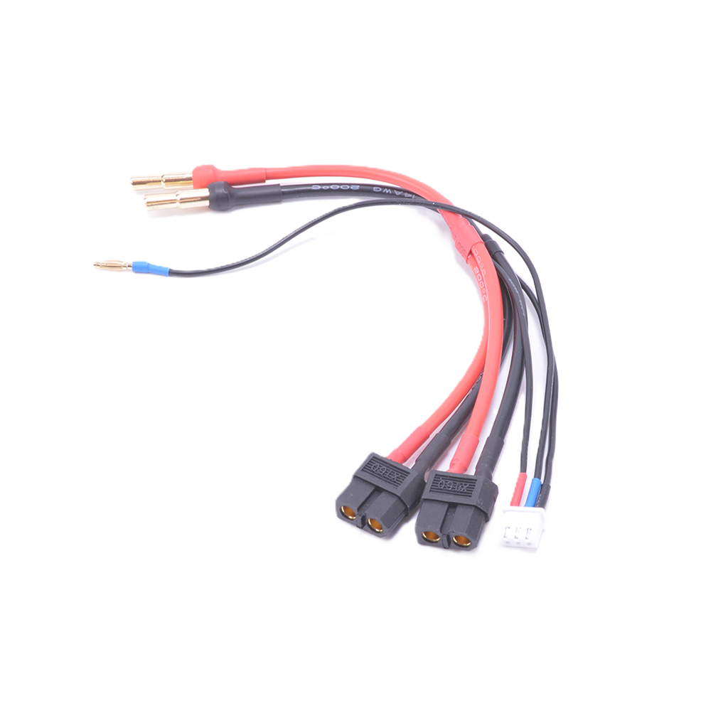SKY RC - Pro Parallel Charging Cable XT60 to 4mm & 5mm Bullets + 2mm Balance - SK-600023-20