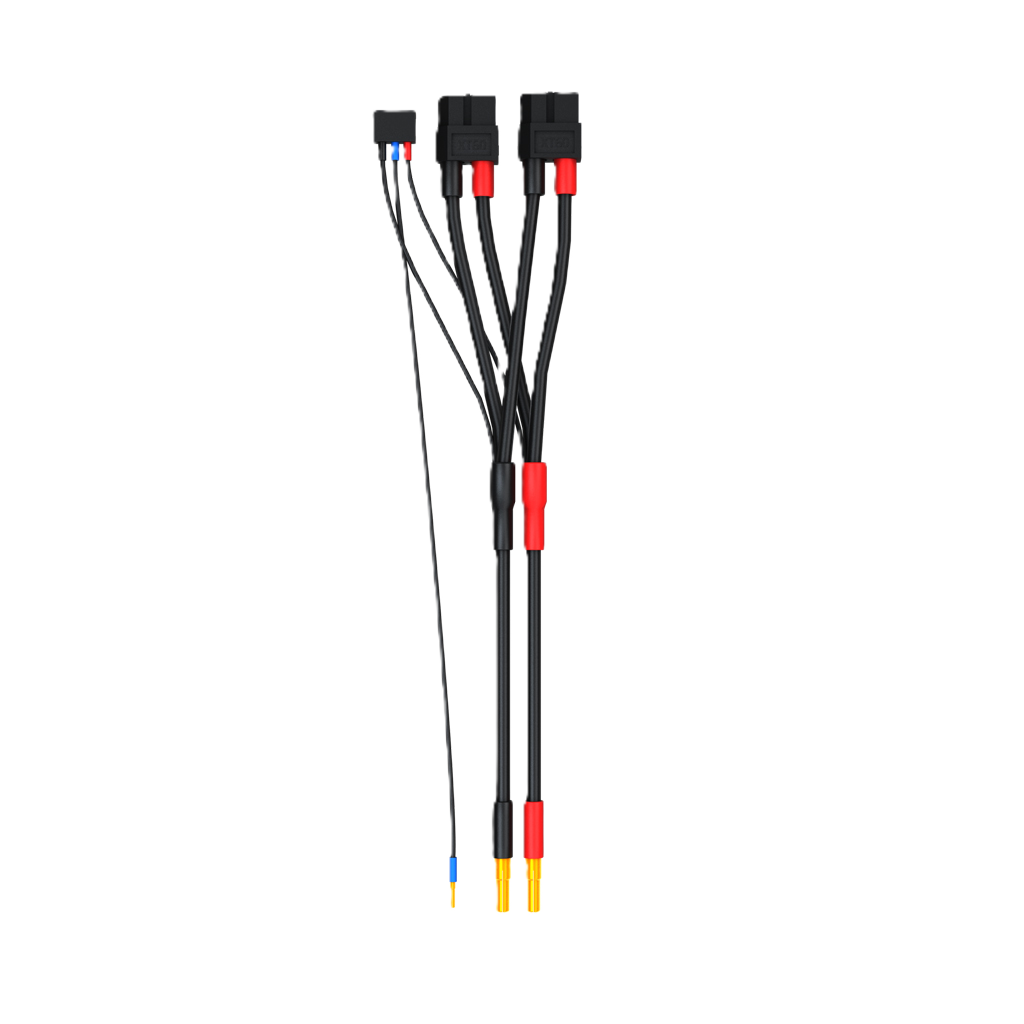 SKY RC - Pro Parallel Charging Cable (60A) 2x XT60 to 4mm / 5mm Bullets - SK-600023-23 (double up your power!)
