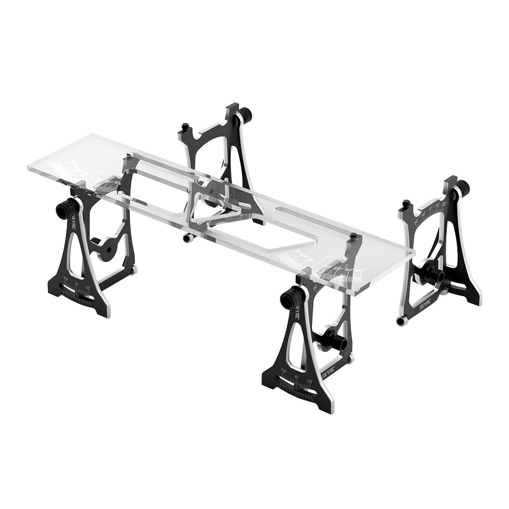 SKY RC - 1/10 TOURING CAR - SETUP GAUGE SYSTEM (TOE/CAMBER/CASTER) - Black ALLOY - SK-600069-26 (Free carry case)