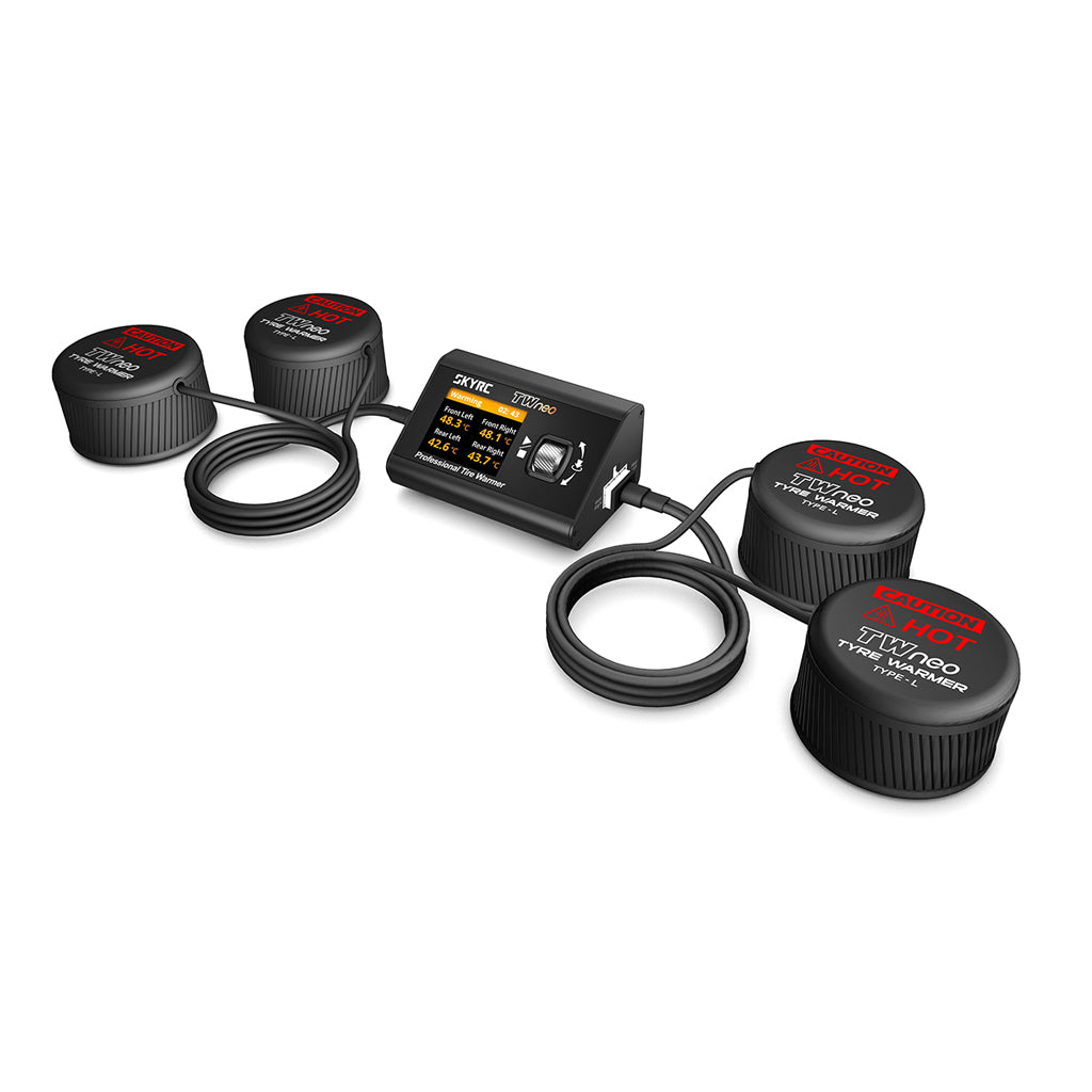 SKY RC - Neo Tyre Warmer w/ 1/10th Cups - For 1/10 Touring Car Tyres - SK-600157-01