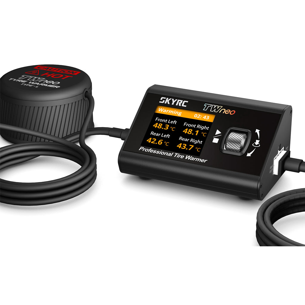SKY RC - Neo Tyre Warmer w/ 1/10th Cups - For 1/10 Touring Car Tyres - SK-600157-01