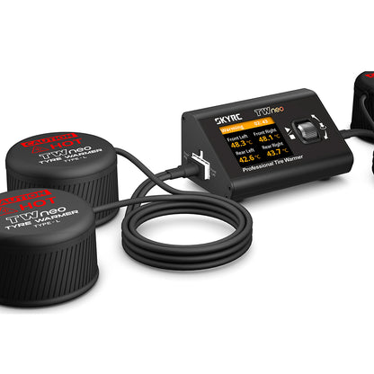 SKY RC - Neo Tyre Warmer w/ 1/10th Cups - For 1/10 Touring Car Tyres - SK-600157-01