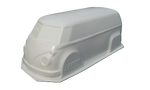 Kamtec Banger Body - VW Camper Van Split Bus ABS - Fits 1/12 Car 205- Wheelbase / 160mm Wide