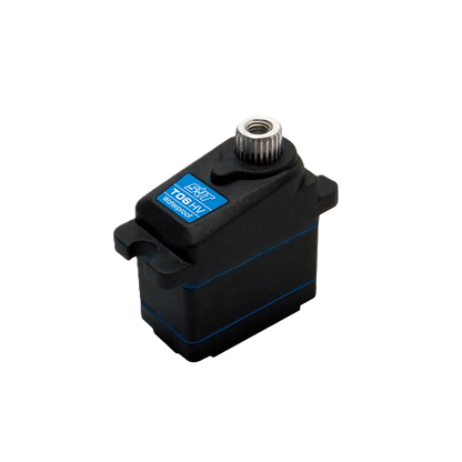 SRT - Metal Geared, Fast, Coreless & Low Profile - HV 6.0V ~ 7.4v STD Digital Servo - SRTT06 (6.0v): 0.23 sec - (25T Spline - Ideal for 1/24 - 1/12th On-road Cars)