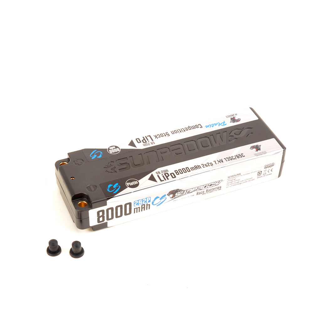 Sunpadow - Sunpadow LiPo 8000-2S2P-7.4V-130C Stick Platin - SUJA0032