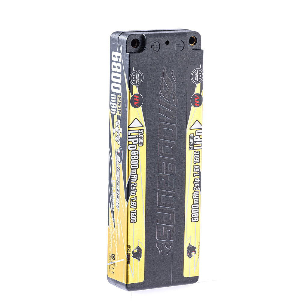 Sunpadow - Sunpadow LiPo 6800mAh 7.6v 2S 160C Stick 19.5mm - SURBJ0008H