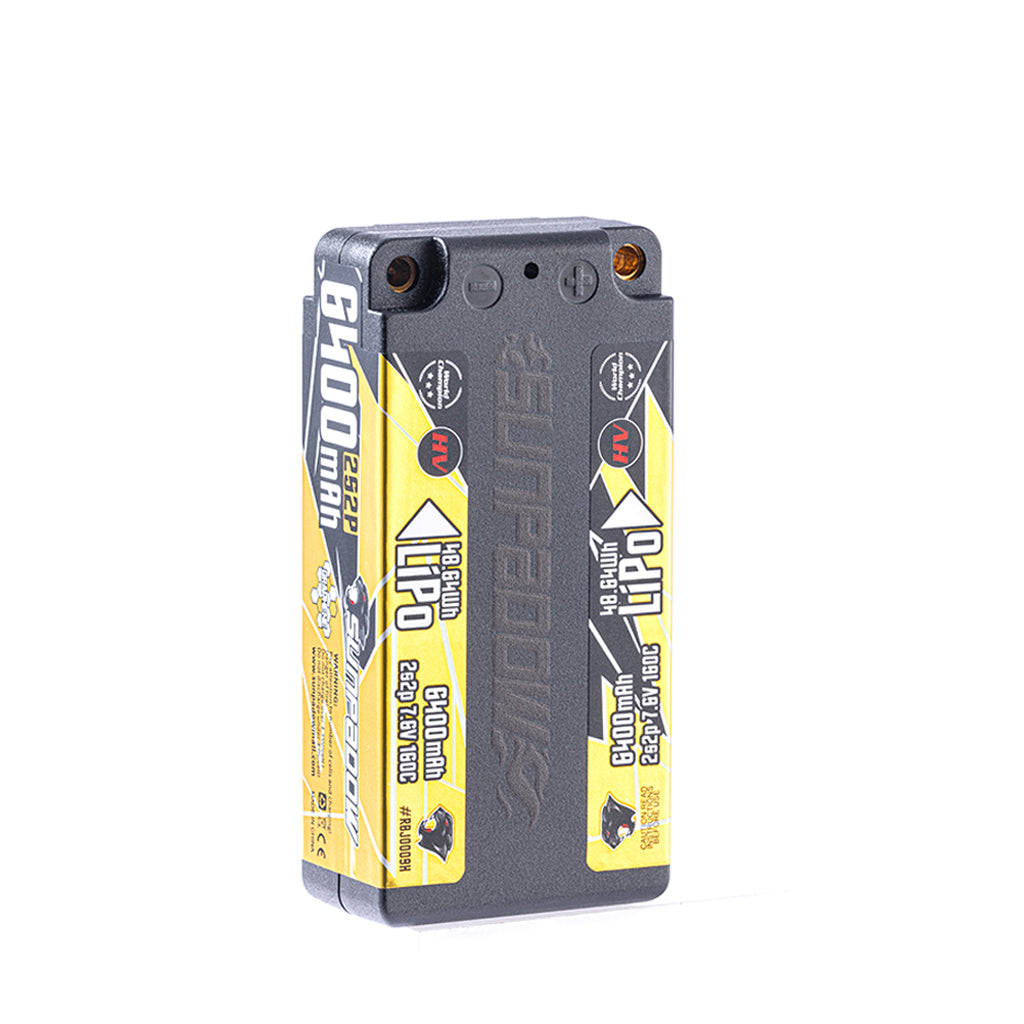 Sunpadow - Sunpadow LiPo 6400mAh 7.6v 2S 160C Shorty 25.1mm - SURBJ0009H