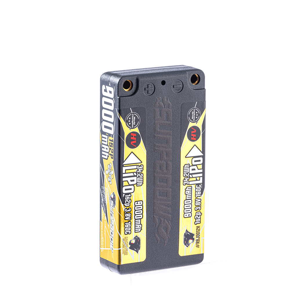 Sunpadow - Sunpadow LiPo 9000mAh 3.8v 1S 160C 18.5mm - SURBJ0012H
