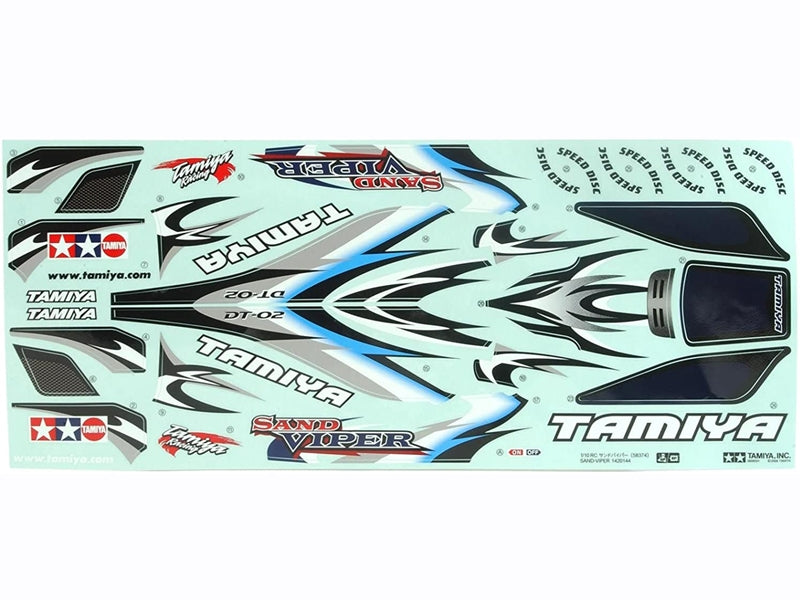 Tamiya - Sand Viper Stickers - 9495488 TAMIYA SPARES