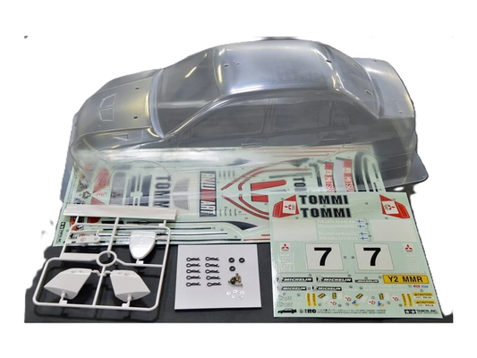 TAMIYA - 50927 1/10 MITSUBISHI LANCER EVO VII BODY SHELL 190MM - NOT PAINTED
