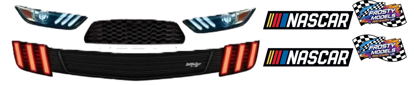 Frosty Models Nascar Sticker Set (1x Headlight, Grills & Taillights, Nascar & Frosty Sticker)
