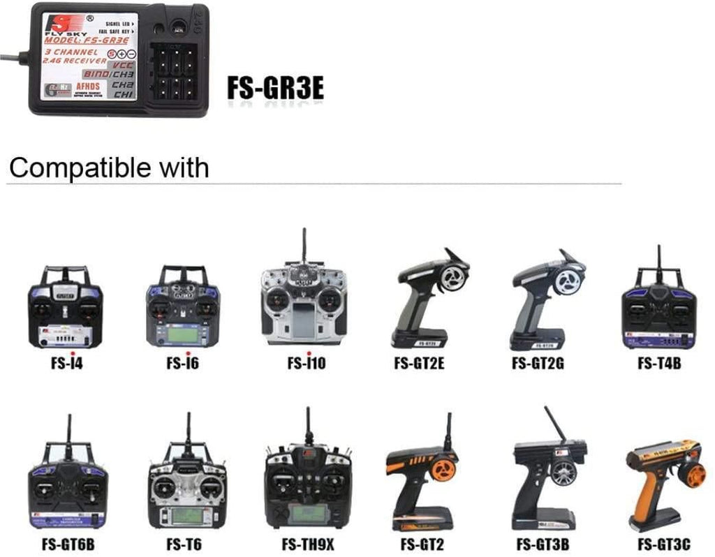 Flysky - FS-GR3E 2.4ghz Digital Radio Receiver