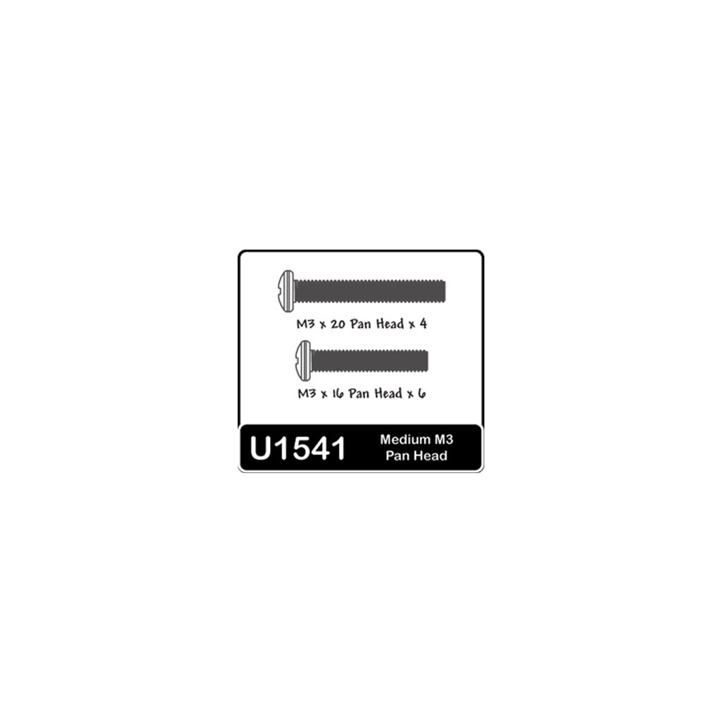Schumacher - SPEED PACK - Medium M3 Pan Hd Screws - U1541