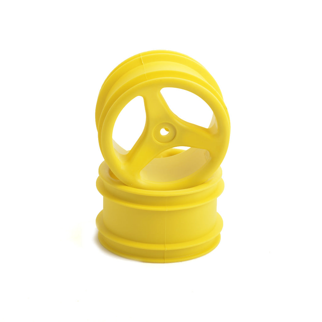 Schumacher - Wheel; Rear 3 Spoke Yellow - CAT 2000 - U2064