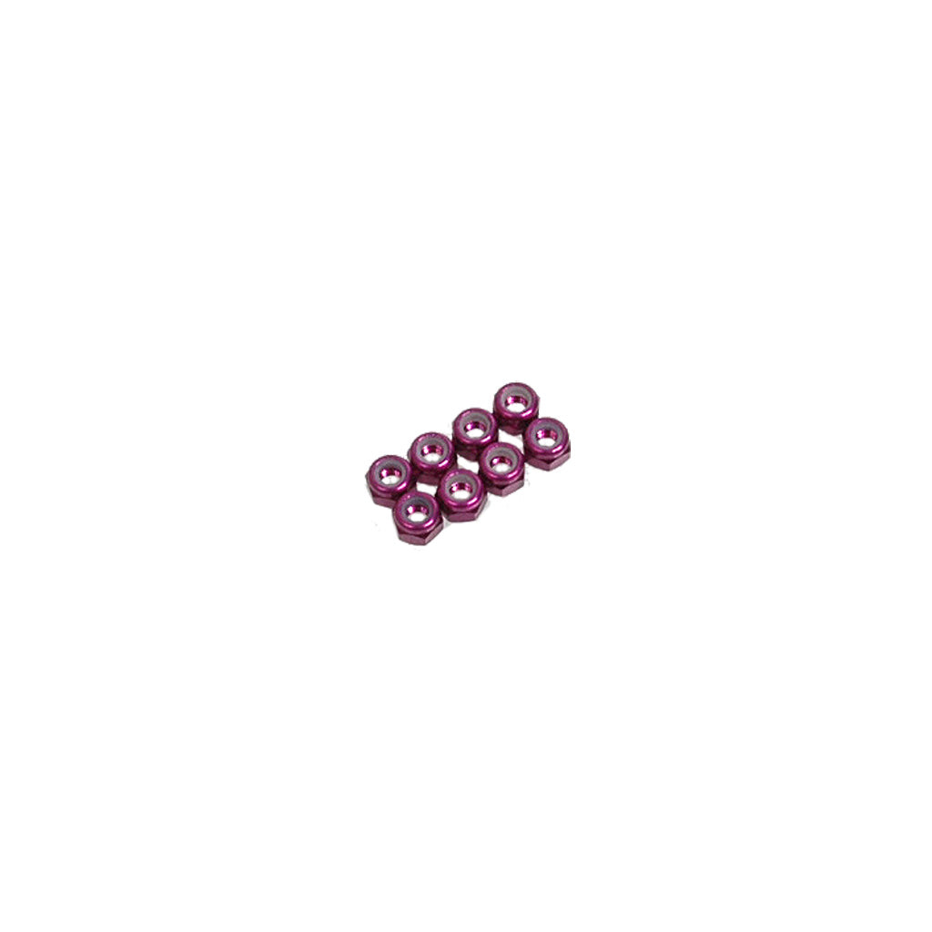 Schumacher - SPEED PACK - M3 Nyloc Nut - Purple Alloy (pk8) - U2187