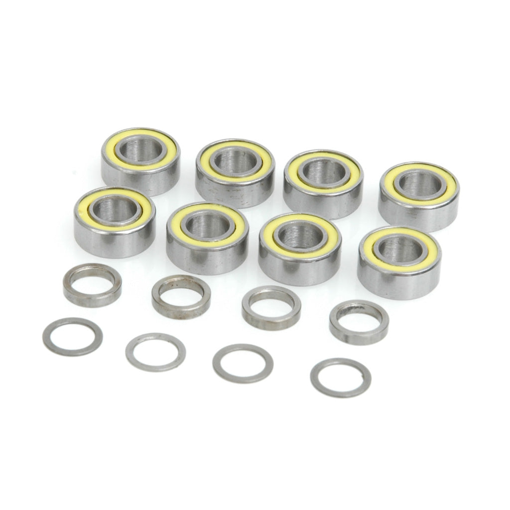 Schumacher - Wheel Bearings 5x10x4 Shield +Shim Set (8pcs) - U2189