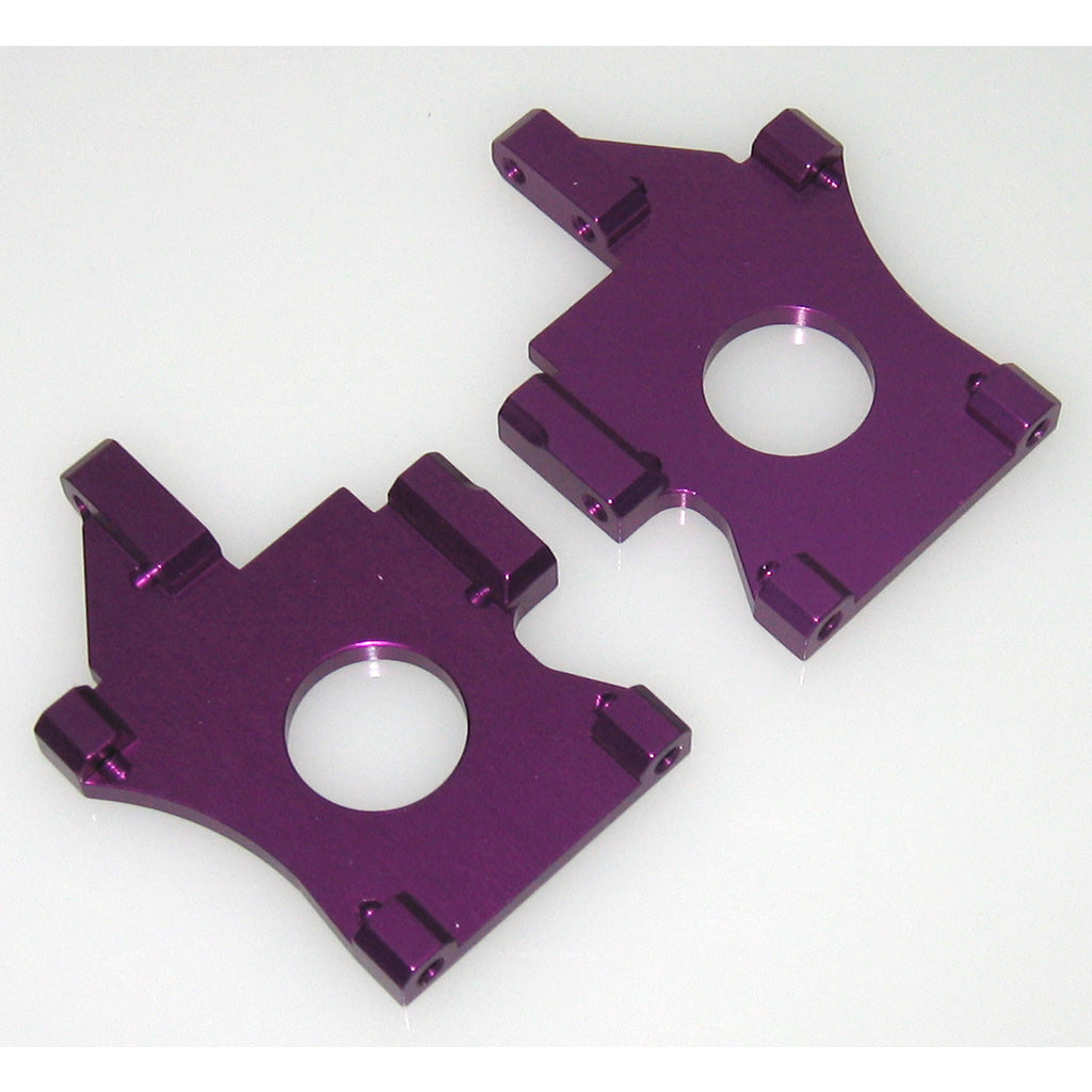 Schumacher - Alloy Diff Mounts; purple pr - Mi2/EC - U2724