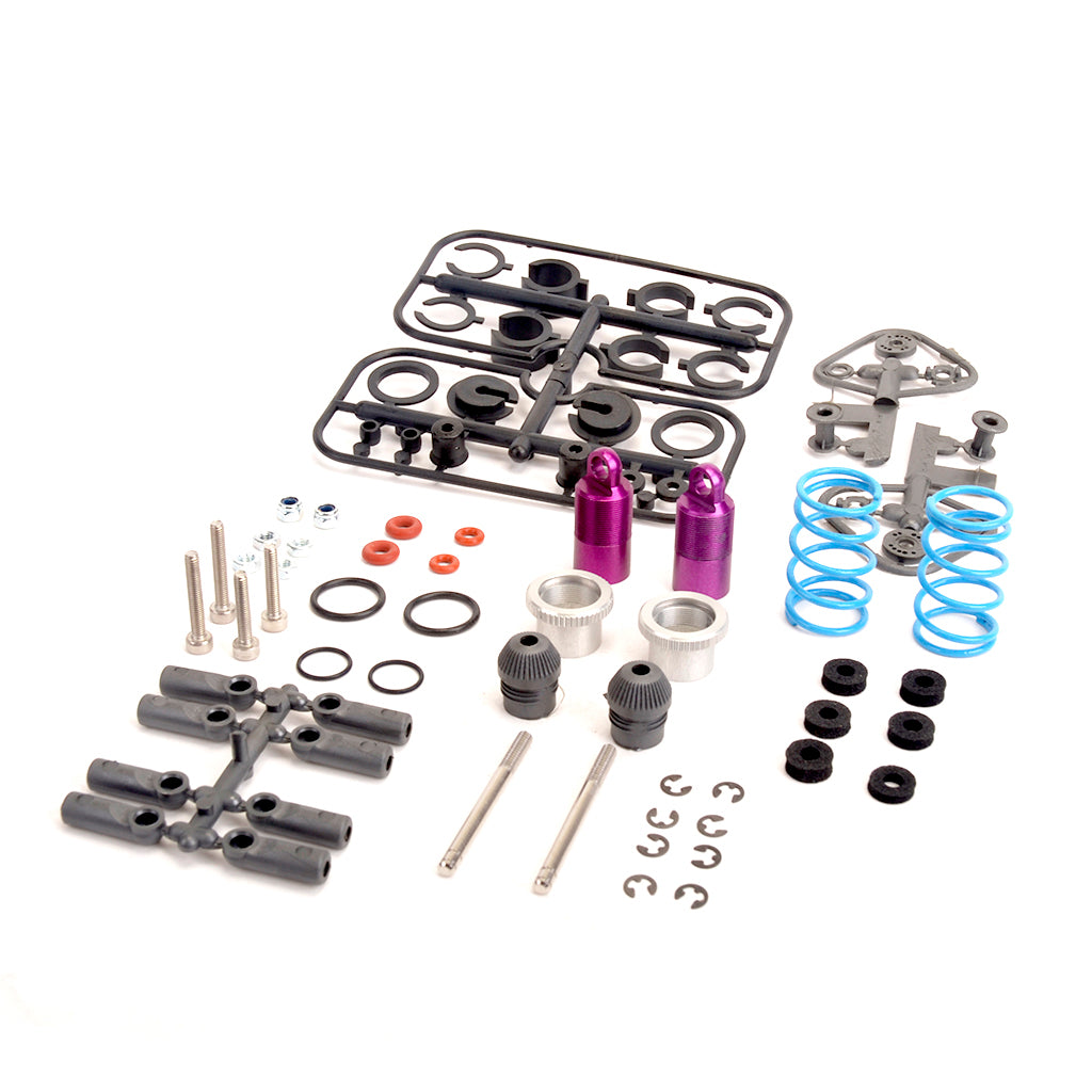 Schumacher - Shocks; Ultra Short Threaded; purple  pr - U2749