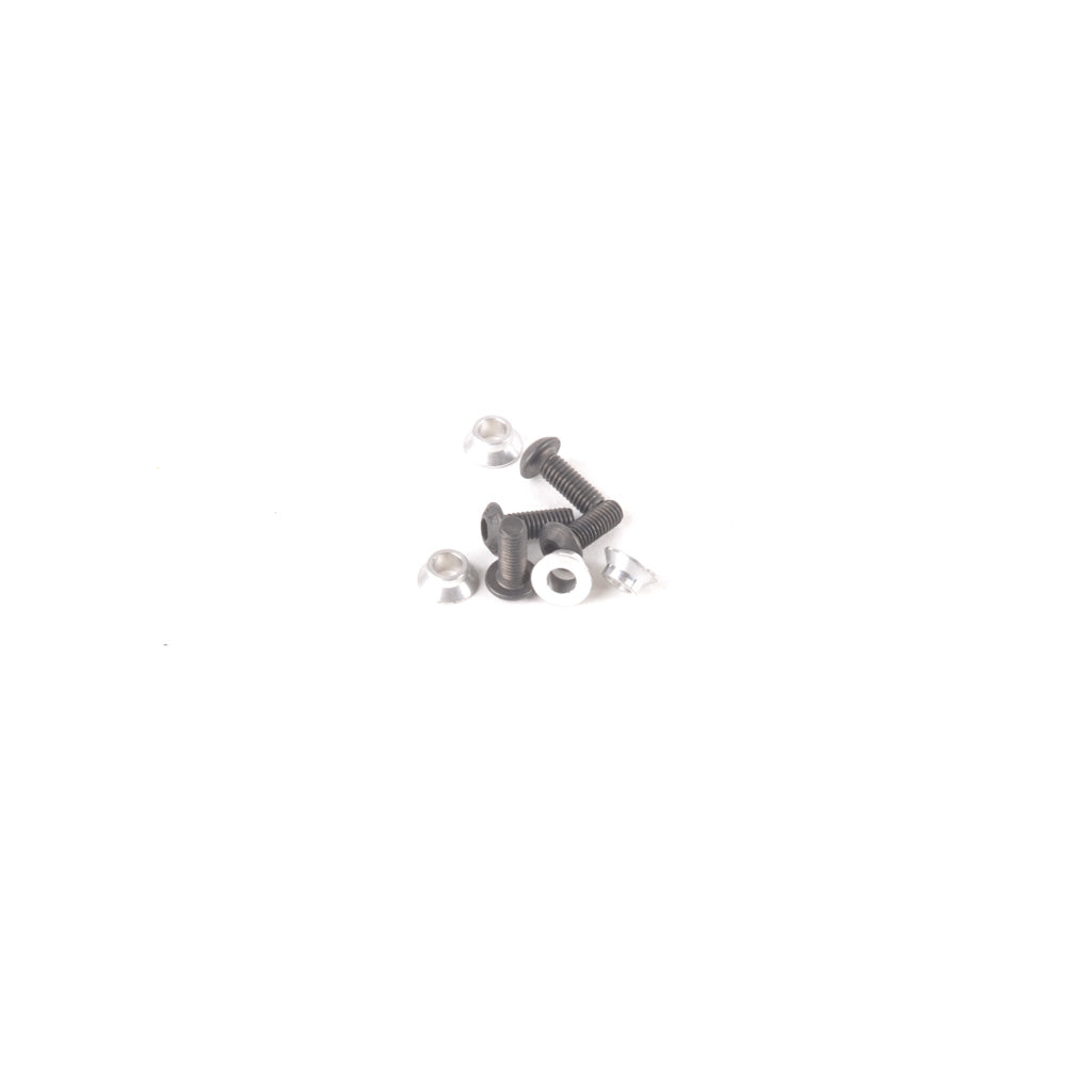 Schumacher - Alloy Top Deck Bushes and Screws pk4 - Mi2/EC - U2775