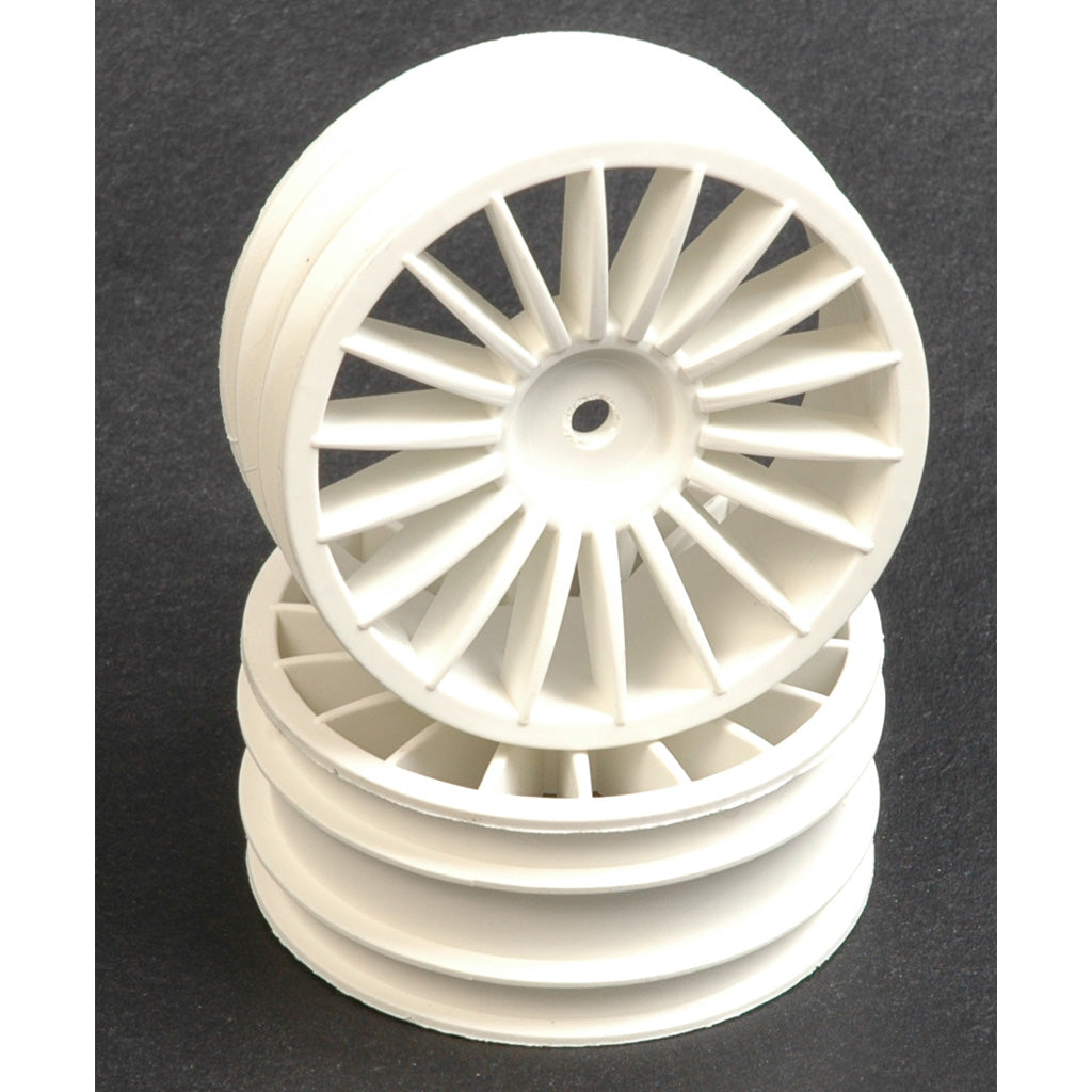 Schumacher - Wheel; Front -  White 18 Spoke - GTR  (pr) - U3043
