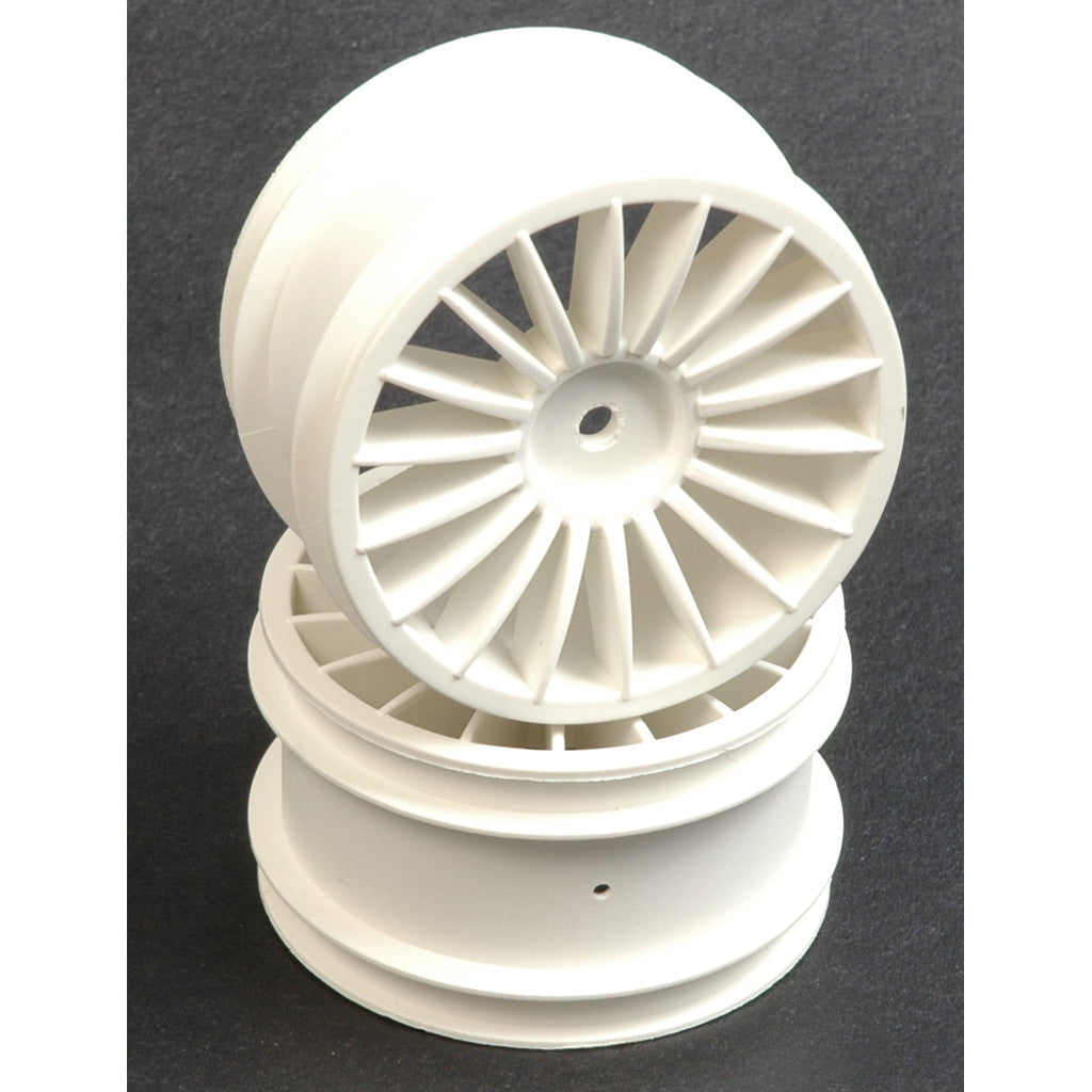Schumacher - Wheel; Rear - White 18 Spoke - GTR  (pr) - U3044