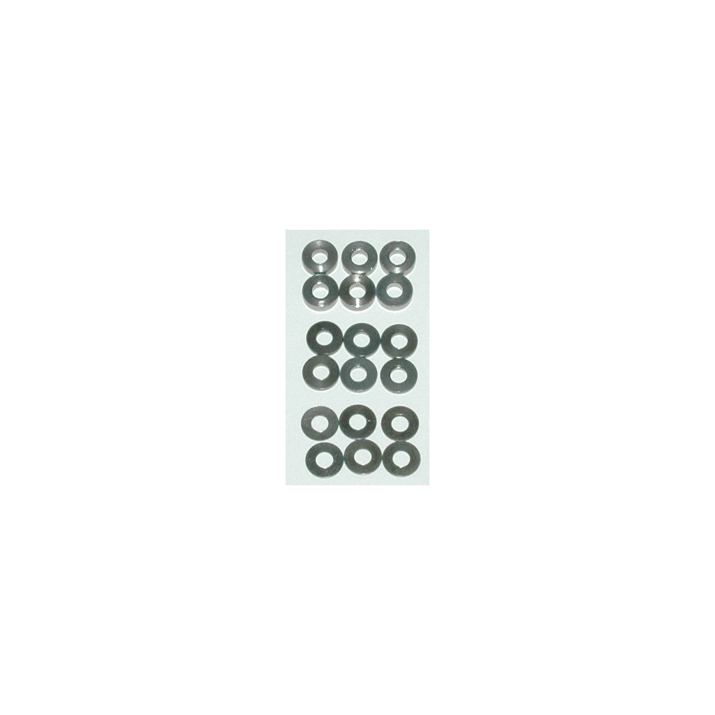Schumacher - SPEED PACK Alloy Spacers - M3x7mm 0.5;1;2mm (pk18) - U3131