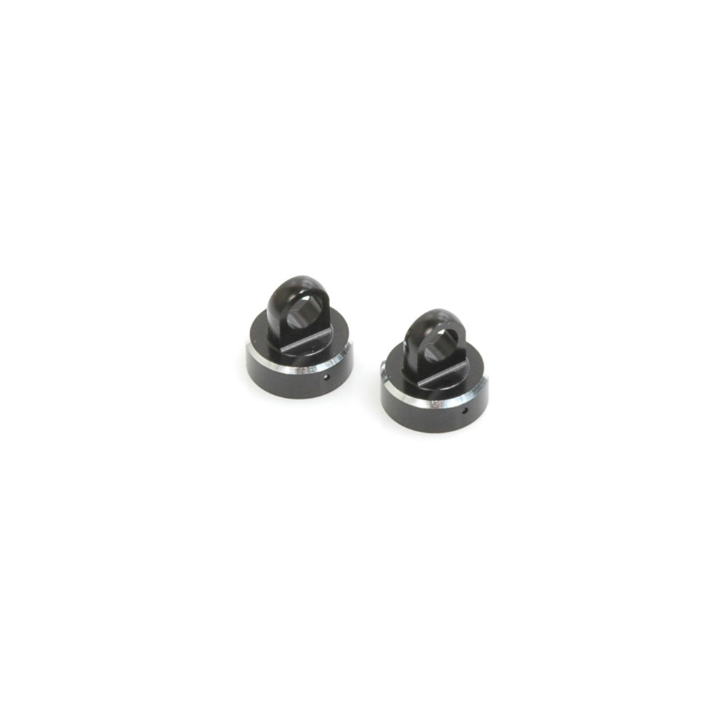 Schumacher - Race Shock Top Cap (pr) - Black Unvented - U3284