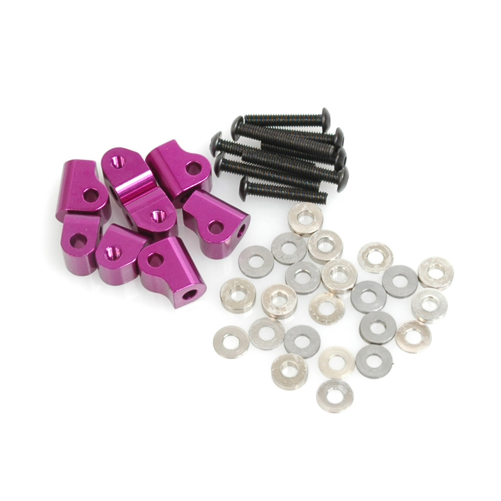 Schumacher - Alloy Block Susp Half Set - Mi4 Fr/Rr + Cat-SX2 Rr - U3517