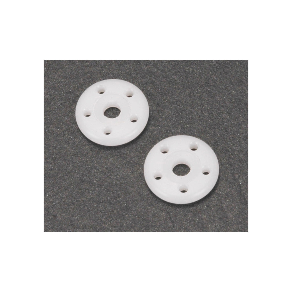 Schumacher - Big Bore Piston; 5 Hole White 1.5 Rounded (pr) - U3771