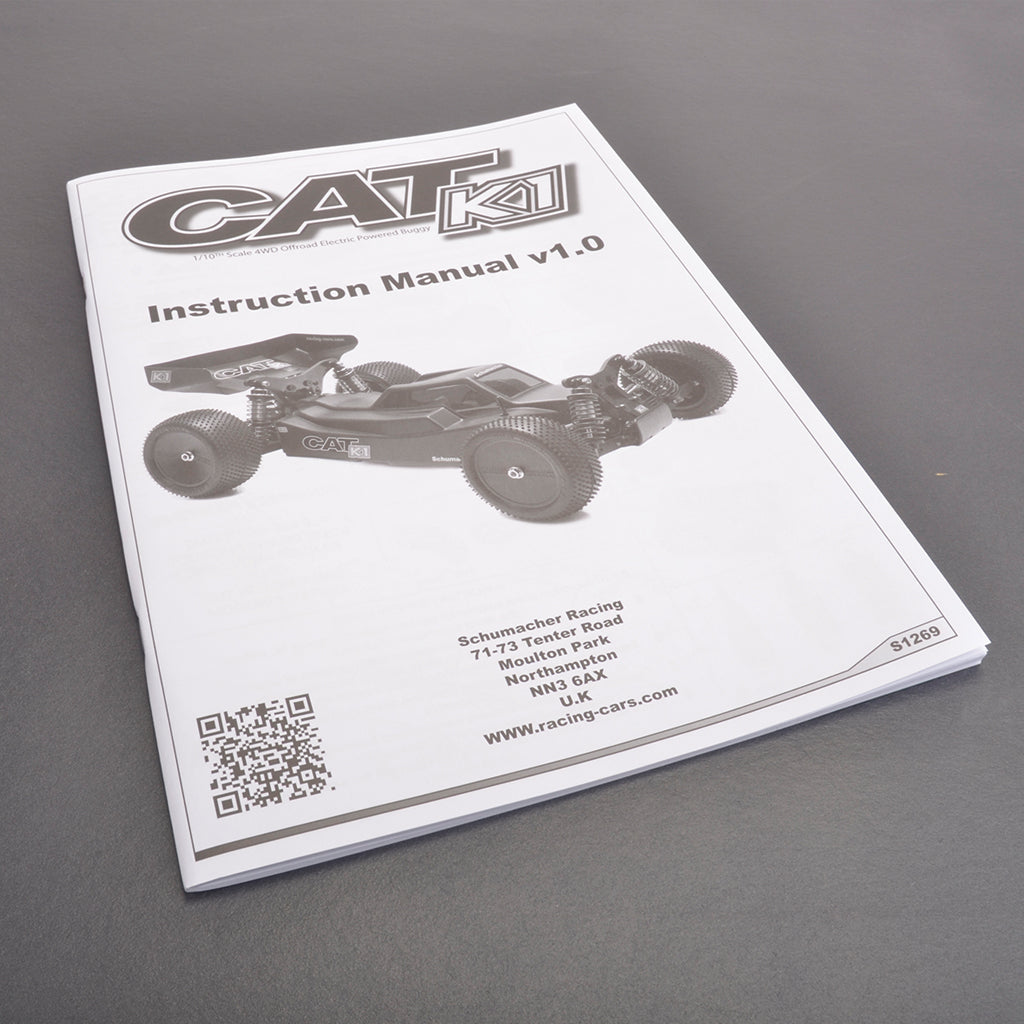 Schumacher - Instruction Manual - CAT K1 - U4148