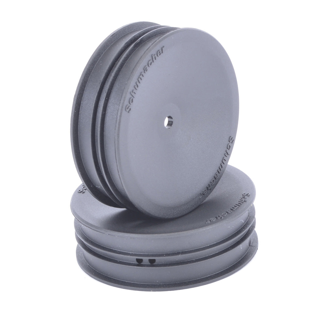Schumacher - Wheel; Hex - Slim - 2WD - Black - U4660