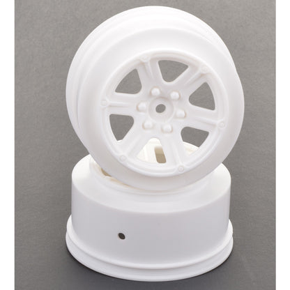 RC 1/10 SHORT COURSE WHEELS - WHITE +3 OFFSET (2PC) - U4732 - SCHUMACHER