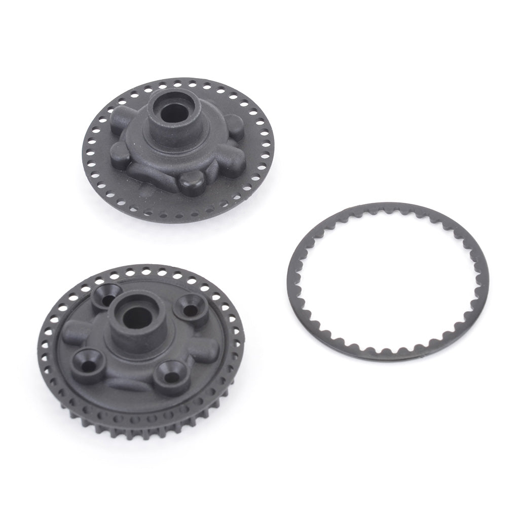 Schumacher - Gear Diff Pulley, Cover and Fence - Mi6/evo,Vibe - U4879